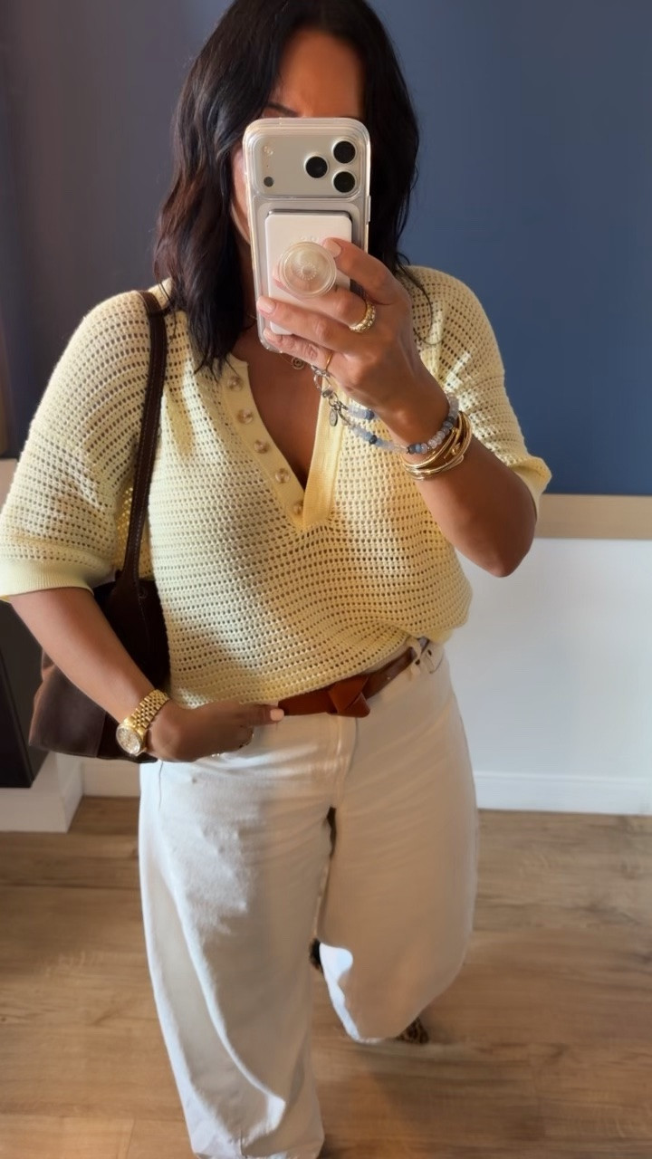 Top size medium, pants size 29 (I’m a curvy size 8), shoes fit tts (I’m a 9.5/10 and did a size 40).

#LTKMidsize #LTKOver40 #LTKTravel