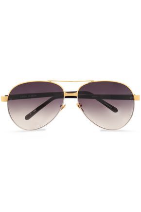 Aviator-style metal sunglasses | The Outnet Global