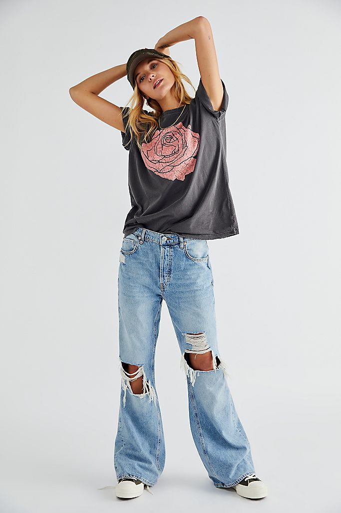 Rose Boyfriend Tee | Free People (Global - UK&FR Excluded)