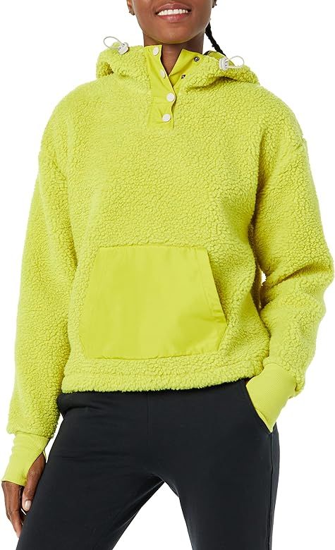 Amazon Essentials Women's Teddy Fleece Pullover Jacket (Available in Plus Size) | Amazon (US)