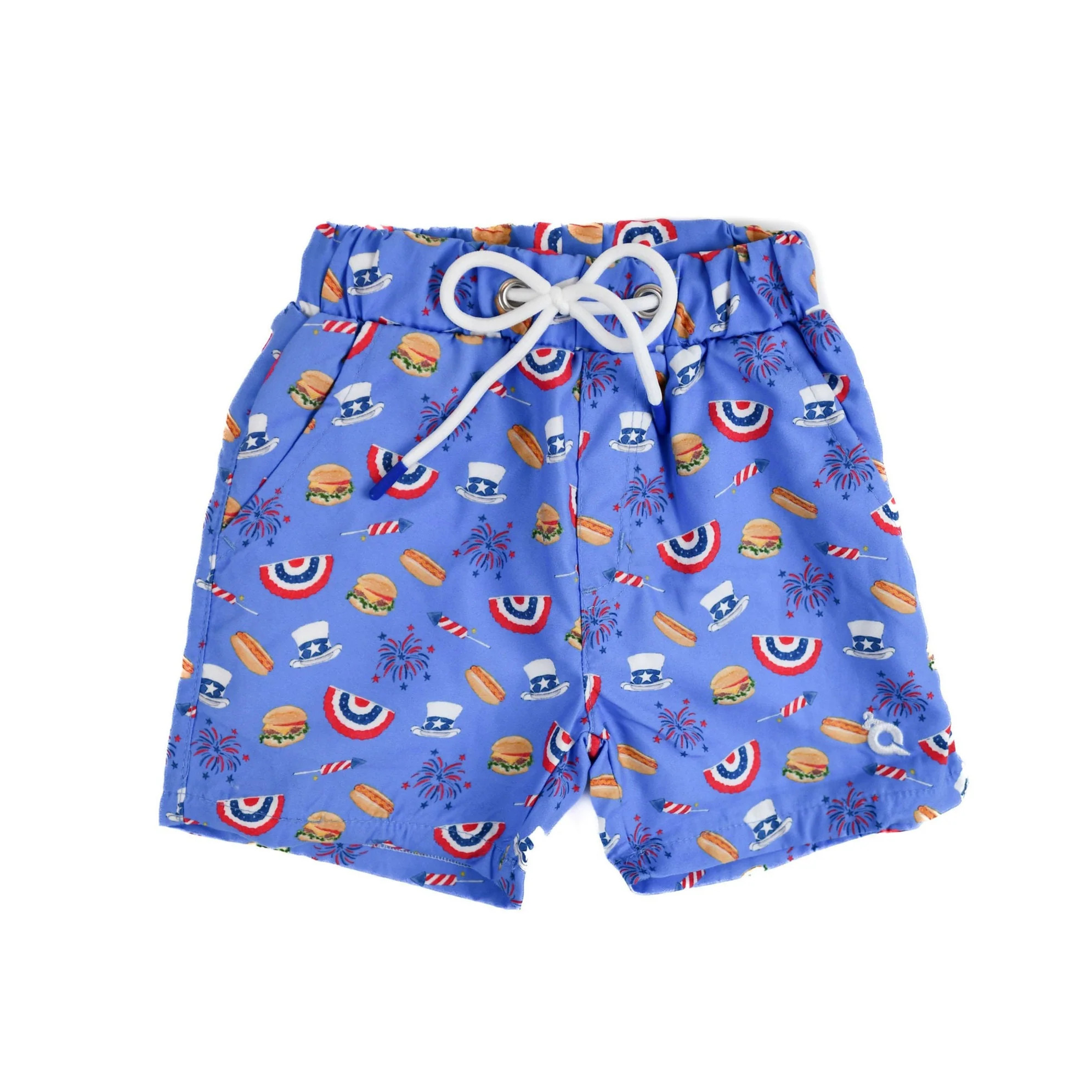BlueQuail Independence Day Swim Trunks | JoJo Mommy