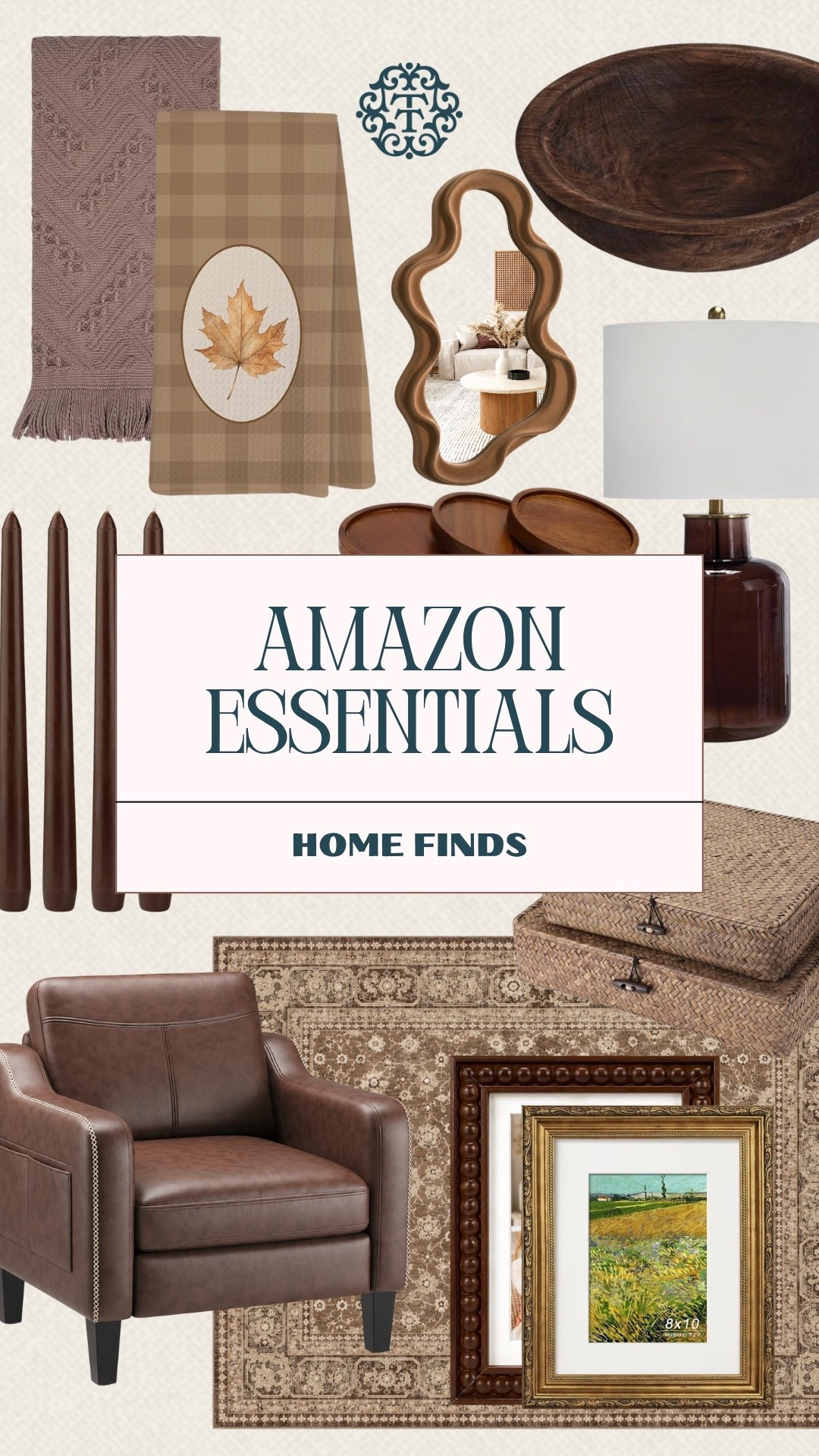 I’m loving these warm and cozy Amazon home finds. The wood accents, woven details, vintage inspired pieces, and rich brown tones make everything feel so inviting. So many pretty pieces for bringing a cozy fall look into your home.

#LTKSeasonal #LTKOver40 #LTKHome