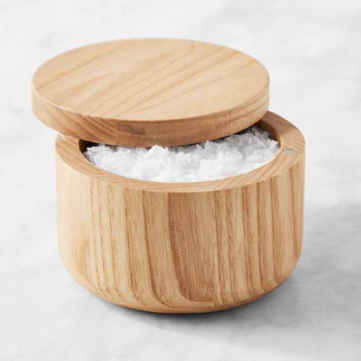 Hold Everything Ashwood Salt Cellar | Williams-Sonoma