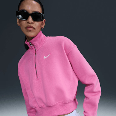 Nike Sportswear Phoenix Fleece Women's 1/4-Zip Cropped Sweatshirt | Nike (US)
