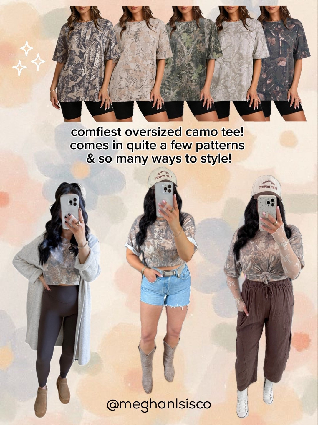 One of my favorite oversized tees! 👏🏼 comes in a few camo print options & it has the perfect oversized fit! 



#LTKSaleAlert #LTKootd