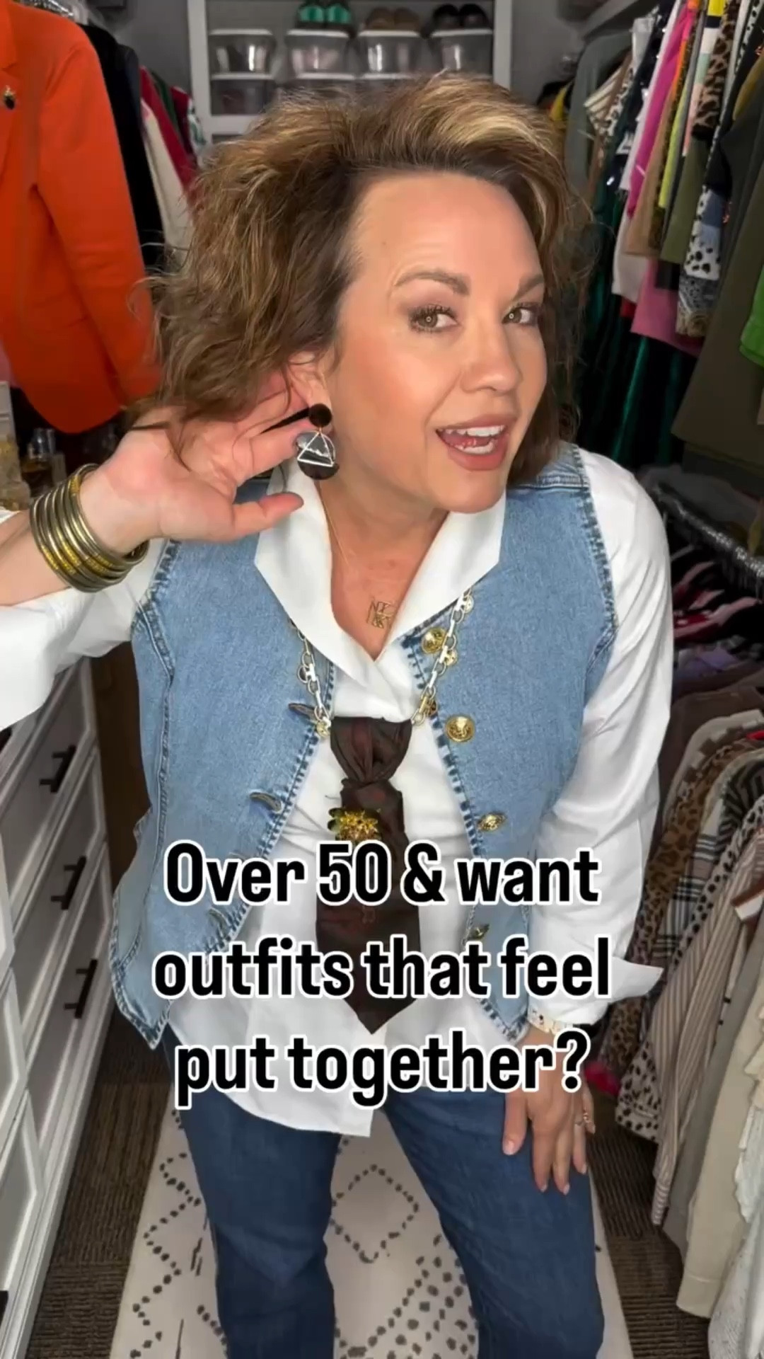 If your outfits feel off, this simple formula makes all the difference!

When an outfit works, it’s usually not complicated—it’s just intentional:

✔️ Start with simple details 
✔️ Add structure like a great layering piece
✔️ Keep your base classic…hello, white button-down!
✔️ Choose easy, comfortable denim
✔️ Finish with fun coordinated accessories

It’s the little pieces that make the biggest difference—and make getting dressed so much fun 🙌

👉 Follow for simple outfit formulas for women over 50

⸻

Do you build your outfits piece by piece like this, or start with one main item? 👇



#LTKOver40 #LTKMidsize #LTKootd