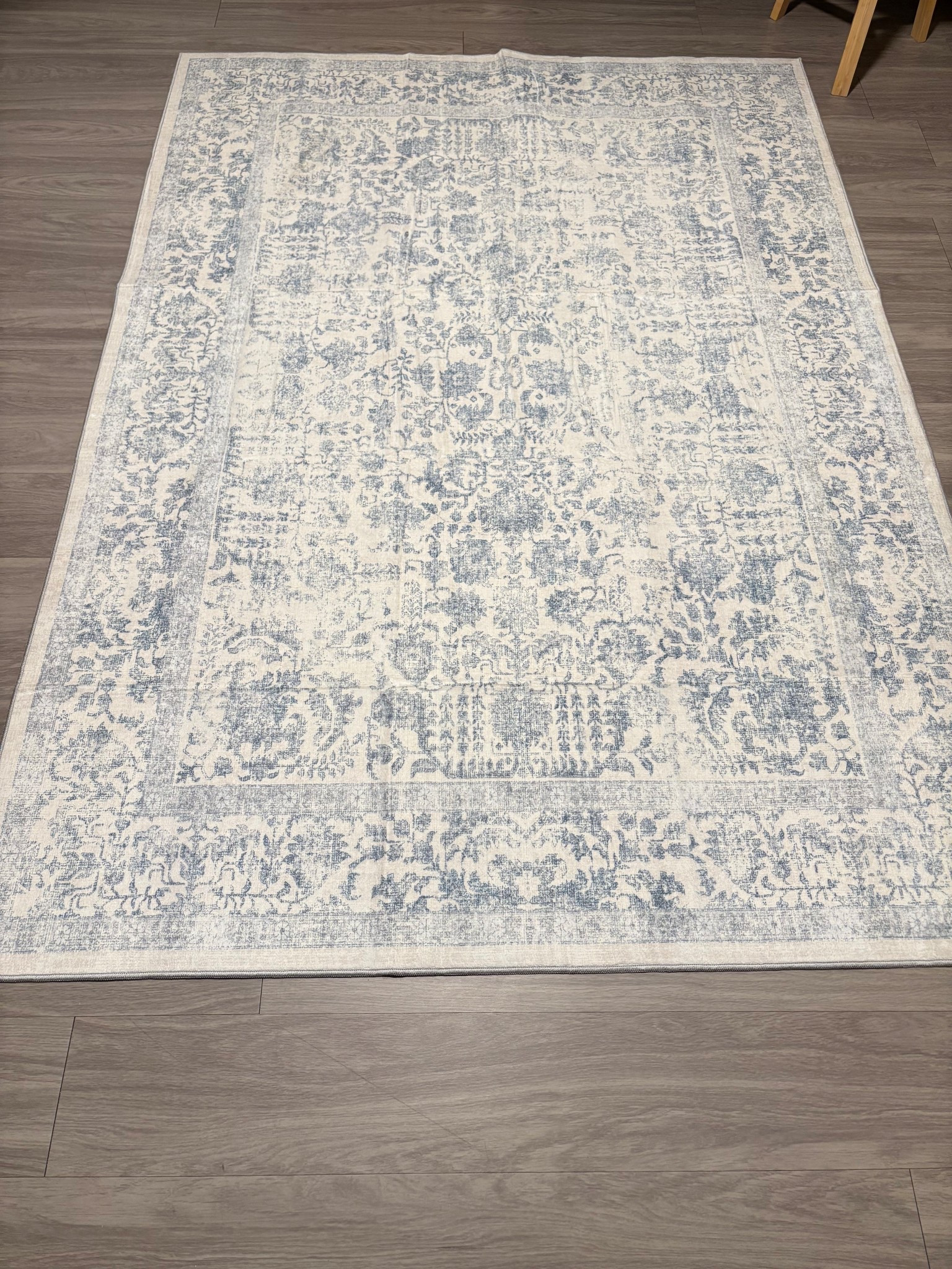 Loving the color of this rug. It goes with the theme of my living room perfectly. 🩵

#amazonfind #amazon #rug 

#LTKFindsUnder100 #LTKStyleTip #LTKHome