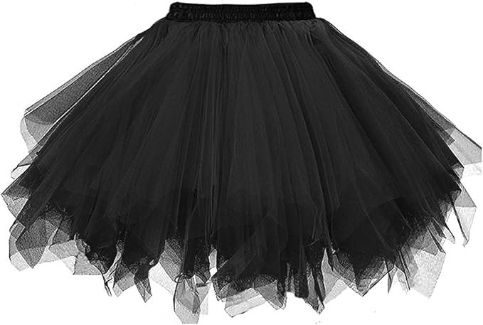 Girls Tutu Skirts Layered Tulle Princess Dresses Sparkle Tutu | Amazon (US)