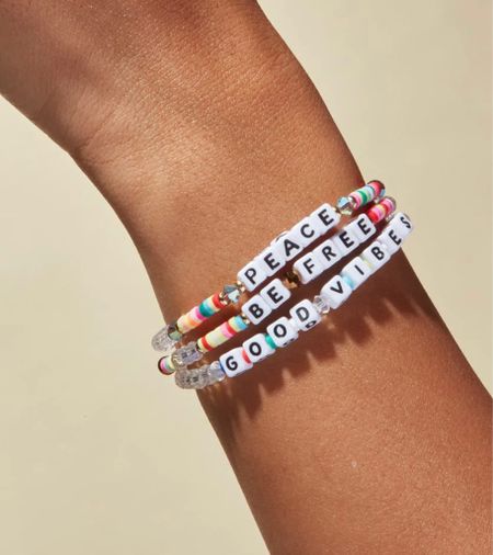 little words project cutie new bracelets! i wear the “eat the cake” one every day!

#LTKstyletip #LTKunder50 #LTKU