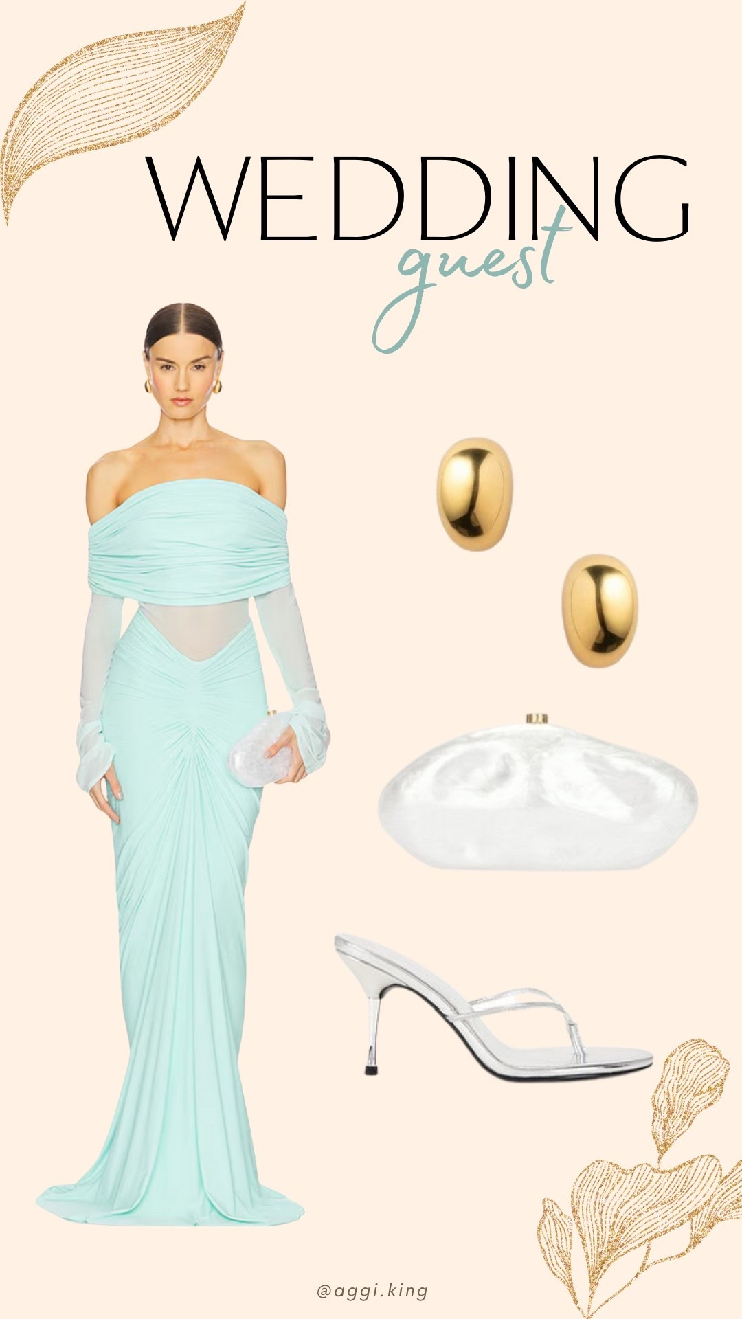 Mermaid vibes 🧜🏼‍♀️ 

#wedding #weddingguest #formal #maxidress #event 

#LTKStyleTip #LTKNYFW #LTKWedding