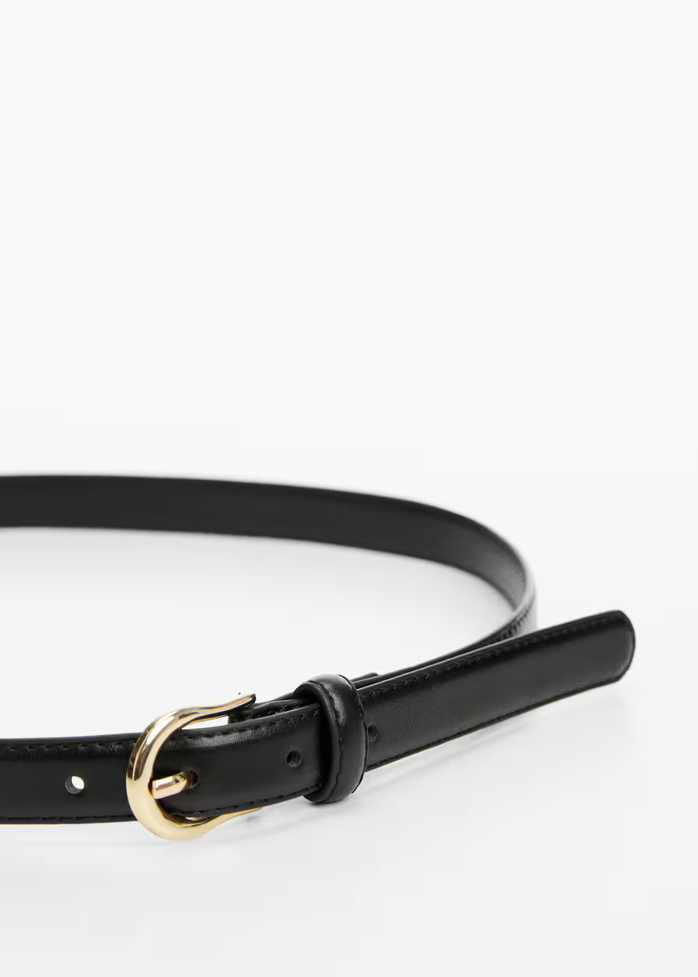 Buckle skinny belt | MANGO (US)