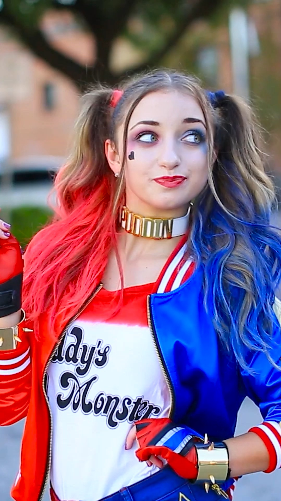 Harley Quinn will always be iconic no matter her look! Try this hairstyle out for halloween and don't forget to get the matching costume!		

#LTKStyleTip #LTKVideo #LTKHalloween