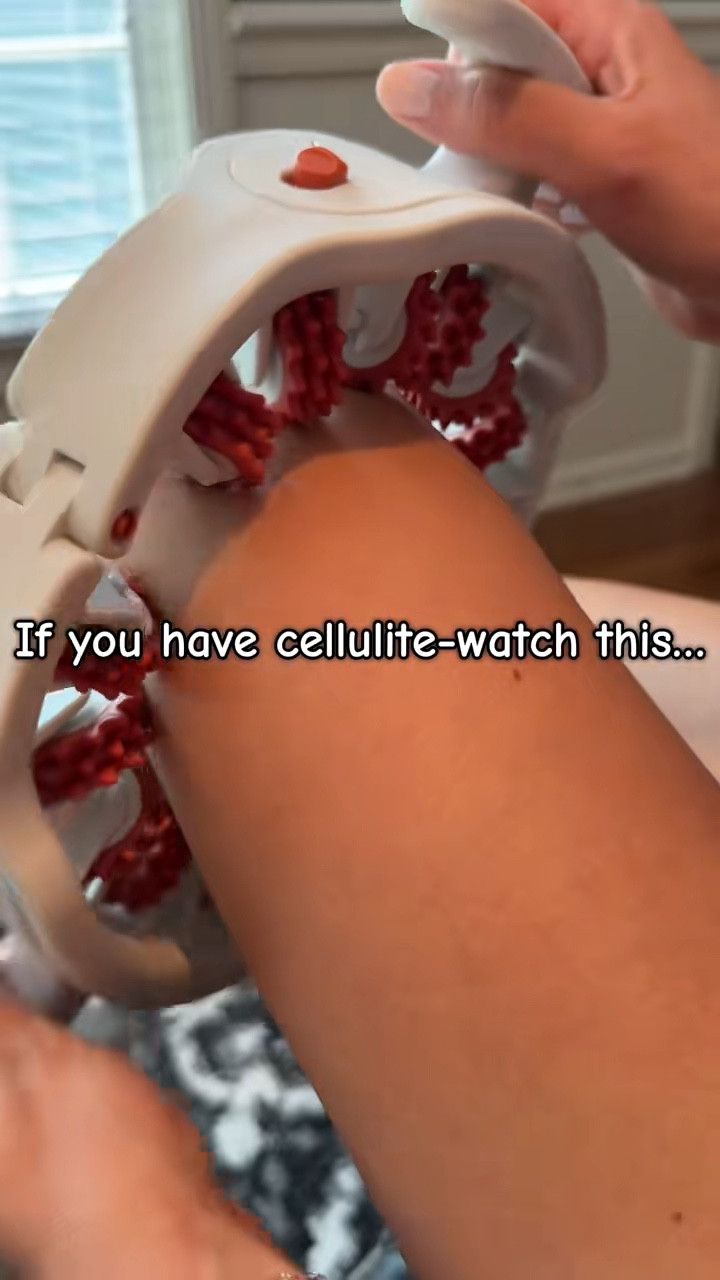 It’s like a deep tissue massage for your cellulite—at home and way cheaper. This roller feels amazing! #cellulite #massageroller #lymphaticdrainage #beauty  #skincare #cellulitereduction 

#LTKSwim #LTKBeauty #LTKFindsUnder50