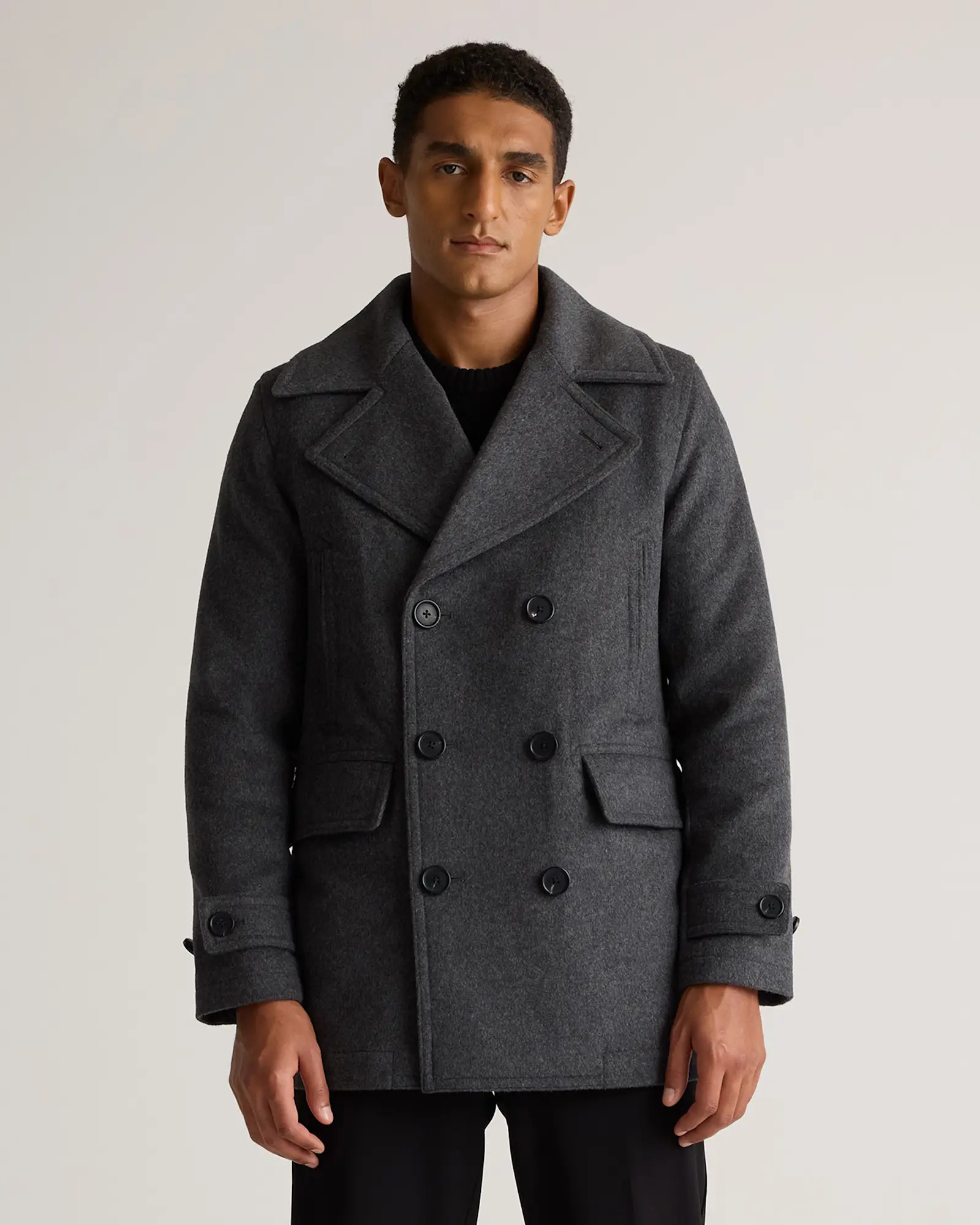 Italian Wool Peacoat | Quince