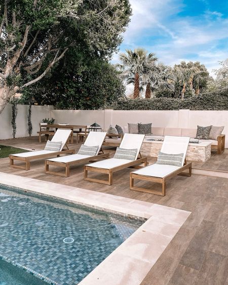 Outdoor lounge area by the pool. Love this spot! 

#LTKstyletip 

#LTKSeasonal #LTKHome #LTKFamily