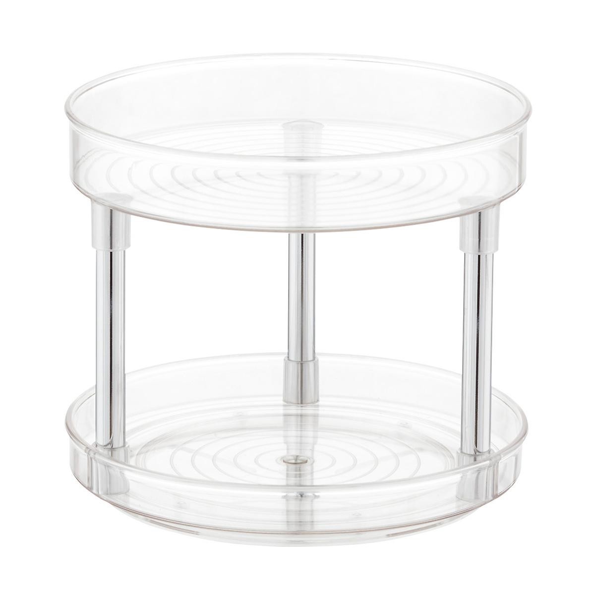 InterDesign Linus 2-Tier Lazy Susan | The Container Store