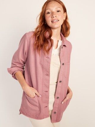 Workwear Shacket for Women | Old Navy (US)