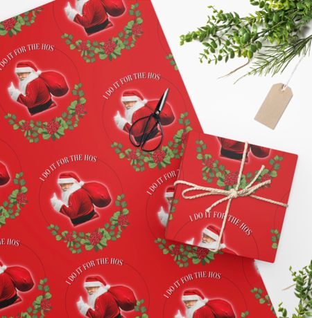 This Christmas Gift Wrapping Paper is hilarious and would be perfect for a secret Santa gift, or regular Christmas gifts!! 🎅🏼✨ It says,” I do it for the Hos” and I would personally love to receive a gift with this paper 😂 Click below to shop 🎄 Follow me for Daily Finds ☁️

Funny Gift Wrapping Paper Christmas Santa I Do It for the Hos, funny Christmas, adult wrapping paper, Funny Gift Wrap, Funny Wrapping Paper, Funny Santa, Funny Christmas, Funny Christmas Wrapping Paper, Funny Christmas Gifts, Gag Gifts, Adult Wrapping Paper, Fun wrapping paper, fun gift wrap, santa gift wrap, wrapping paper, gift wrap, santa christmas, christmas santa, funny christmas santa, funny santa, funny christmas ideas, secret santa gift ideas, secret santa wrapping paper, secret santa gift, gag gift ideas, christmas gag gifts, holiday party, Christmas party, Gifts for her, gifts for daughter, gifts for mom, gifts for wife’s, gifts she will love, It girl gift guide, boujee gift ideas, Amazon gift guide, gift sets 2022, Christmas gifts 2022, best Christmas gifts 2022, luxury gift guide, gifts for her, high end gift ideas, luxury bags, Gifts for her from Amazon, Marc jacobs purse, ugg slippers, coach purse, coach bag, that girl, that girl aesthetic, that girl gift guide, Christmas 2022, gifts for him, funny gifts for him, funny Christmas gifts, Santa 

#LTKSeasonal #LTKFind #LTKU #LTKbaby #LTKfamily #LTKmens #LTKunder50 #LTKunder100 #LTKsalealert #LTKhome #etsy #christmasgifts #giftwrap #funnychristmas #funnychristmasgifts #giftwrappingpaper #giftwrap #smallbusiness #etsychristmas 

#LTKstyletip #LTKHoliday #LTKGiftGuide