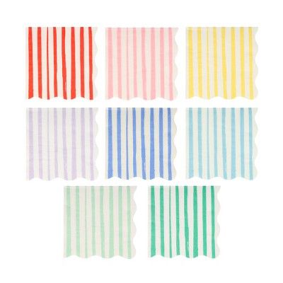 Meri Meri Mixed Stripe Small Napkins (Pack of 16) | Target