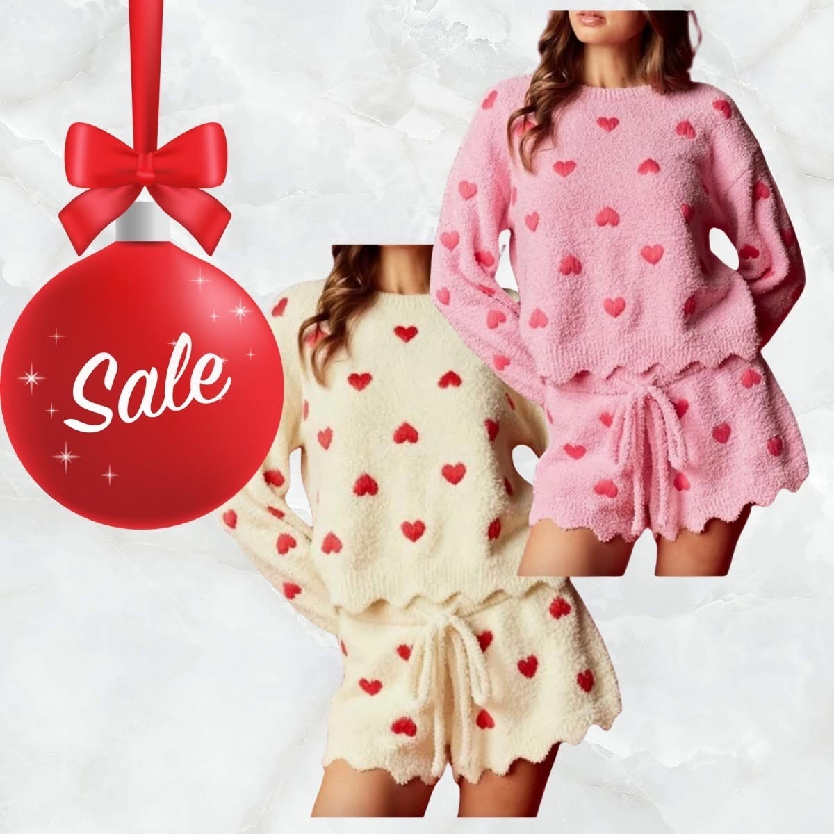 Only $19.99 for this two piece valentines day fuzzy loungewear set! 🎀🩷❤️ 

#LTKHoliday #LTKSaleAlert #LTKselfcare