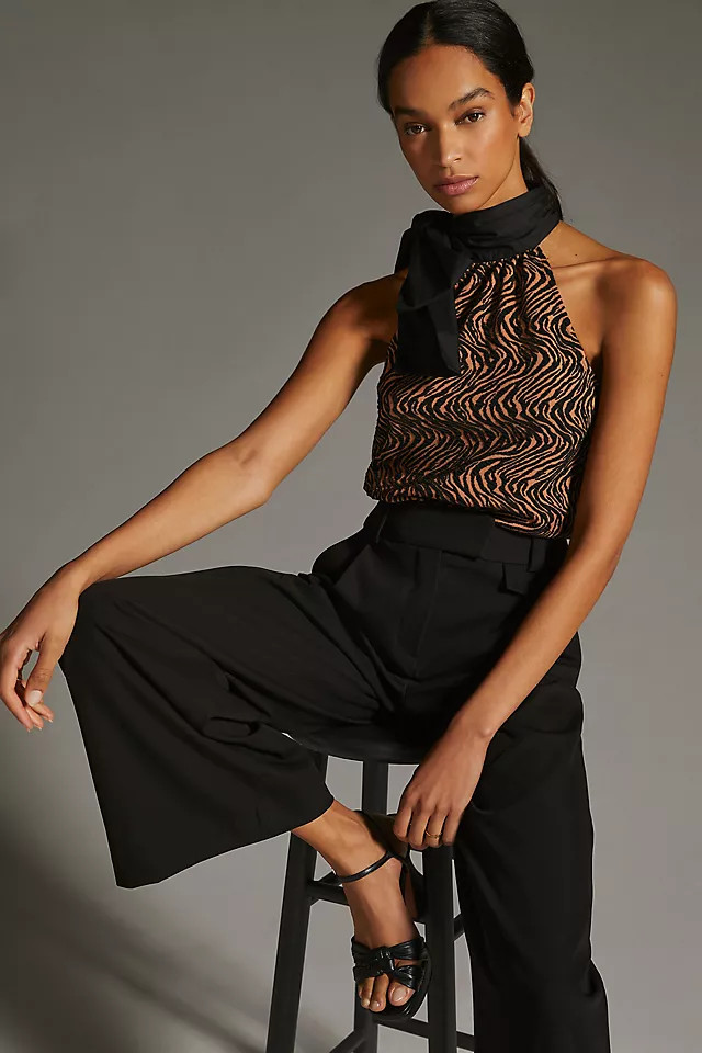 Sunday in Brooklyn Jacquard Halter Top | Anthropologie (US)