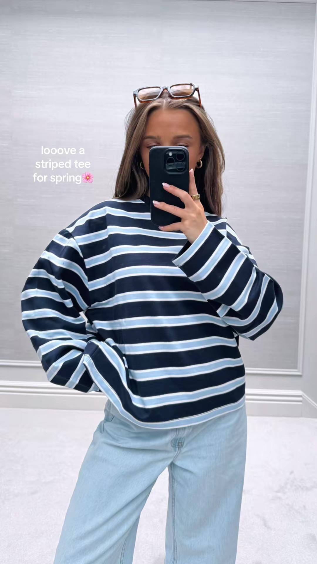 new in asos try on haul 🌺✨

Pinterest style outfit inspo ideas summer spring TikTok casual easy basic neutral ootd wishlist faves petite navy blue striped long sleeve oversized tee tshirt stripe 

#LTKpetite #LTKuk #LTKspring