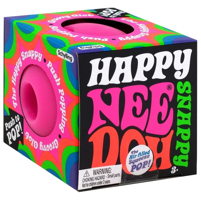 NeeDoh Happy Snappy Pink Small Stress Ball | Walmart (US)