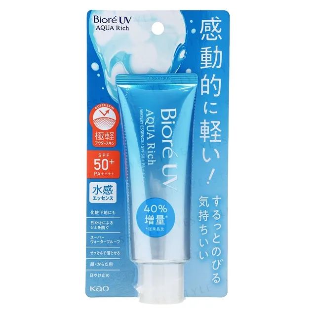 Kao - Biore UV Aqua Rich Watery Essence Sunscreen SPF 50+ PA++++ | YesStyle Global