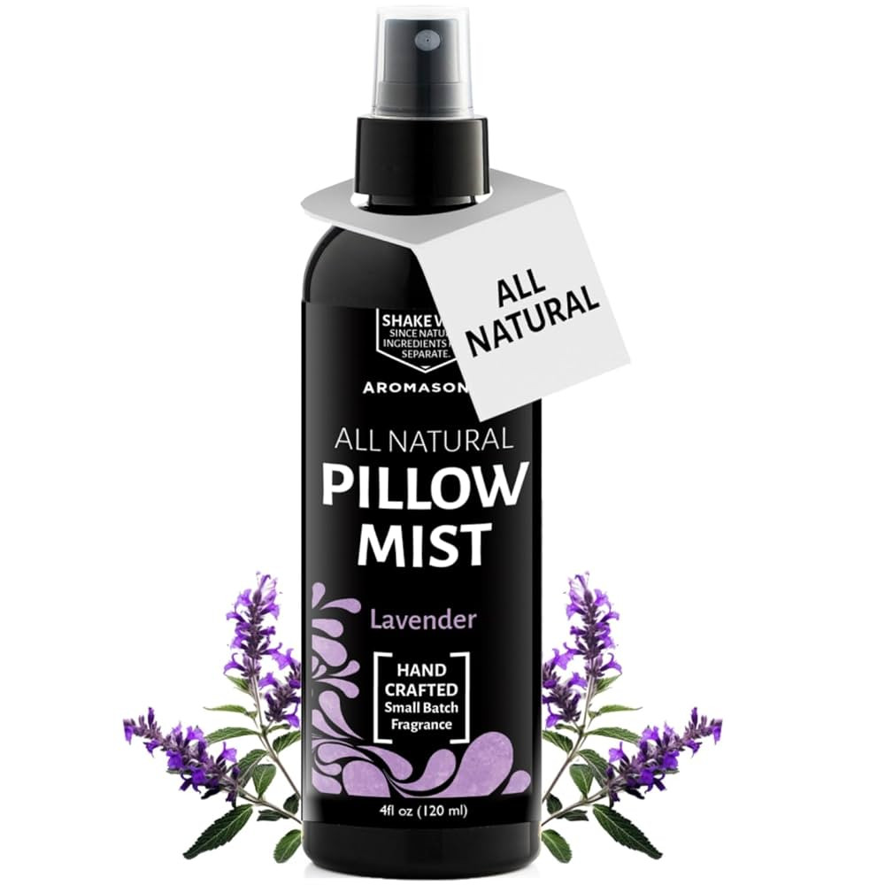 Aromasong Lavender Pillow Spray - All Natural Calming Linen & Bedtime Mist for Deep Sleep - Aroma... | Amazon (US)