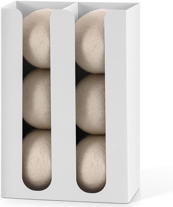 Magnetic Dryer Ball Holder for Laundry Room,Iron Dryer Ball Dispenser for Laundry Storage Contain... | Amazon (US)