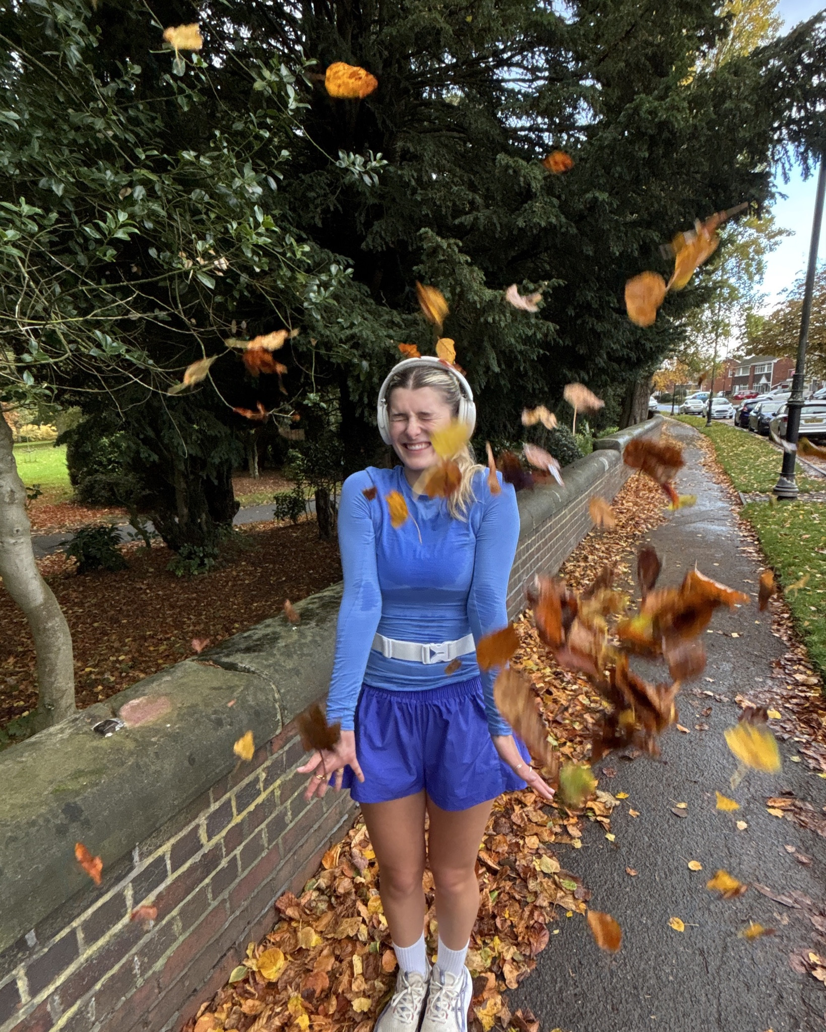  running outfit of the day!!!💙🦋

#LTKuk #LTKautumn