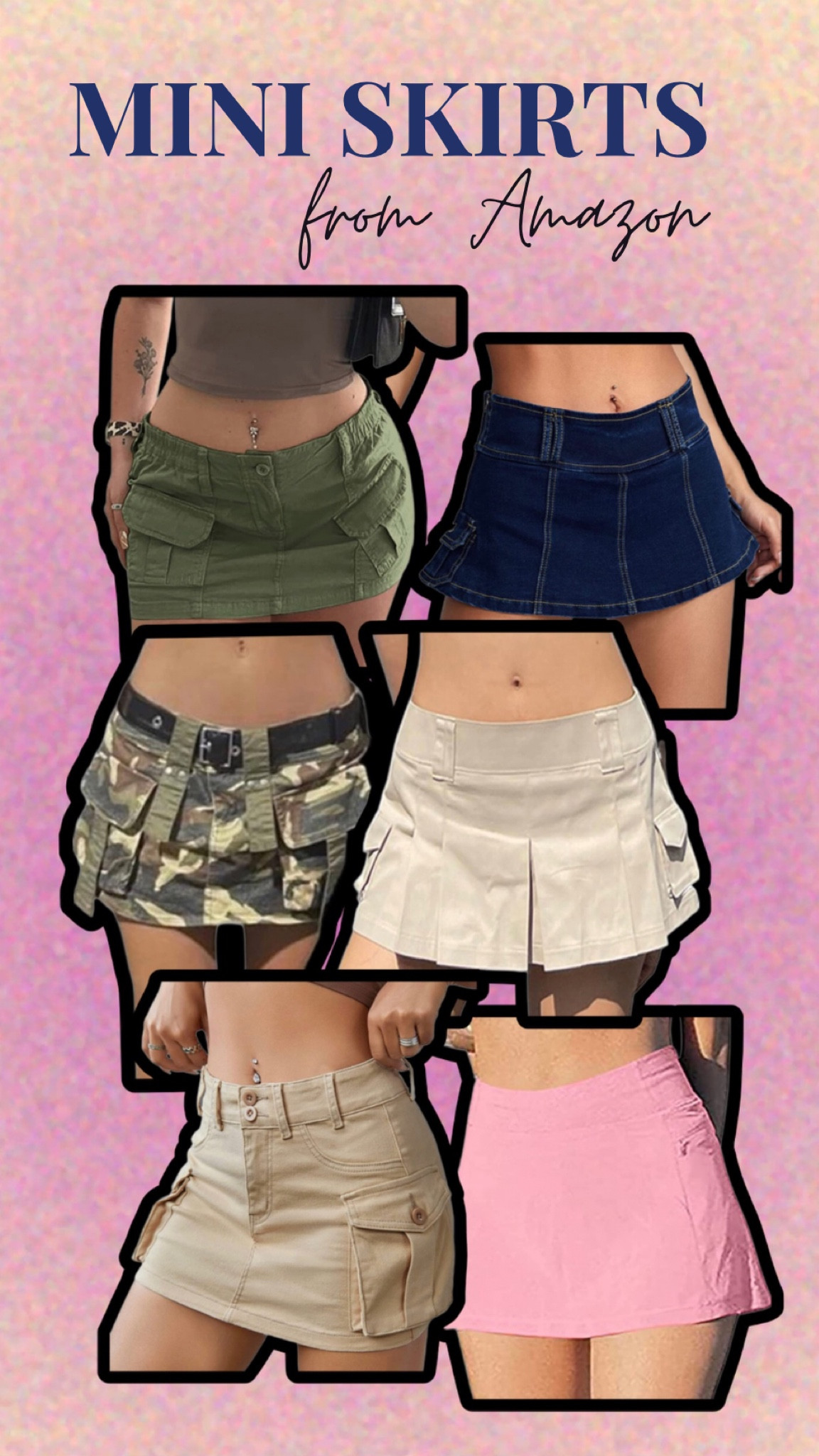 the cutest & trendiest mini skirts🤎
camo mini skirt, pleated mini skirt, denim mini skirts.
#miniskirt #denim #camo

#LTKstyletip #LTKunder50 #LTKsalealert