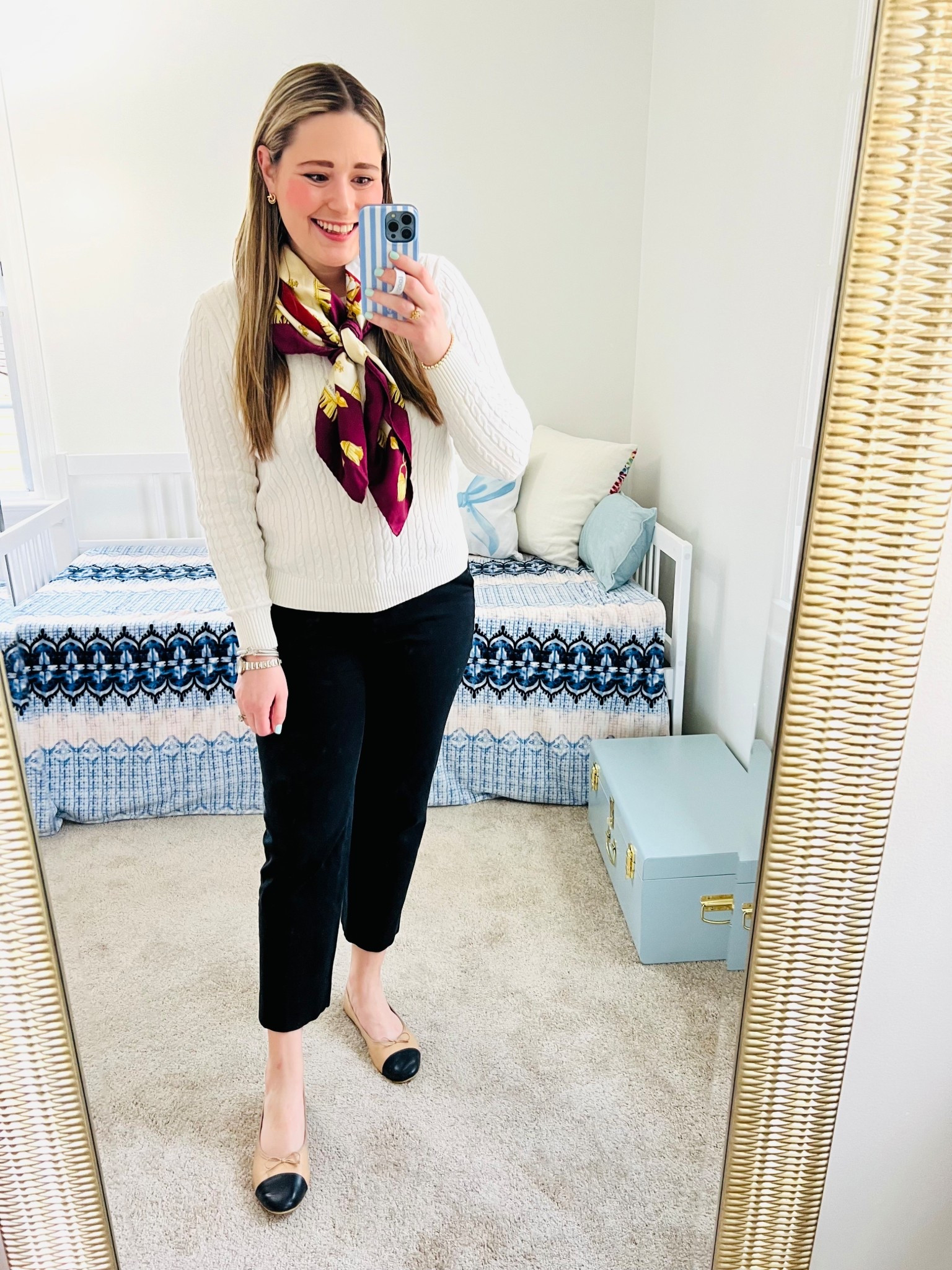 Work Outfit || Vintage Hermes Scarf  || Professional Outfit  

#LTKWorkwear #LTKootd