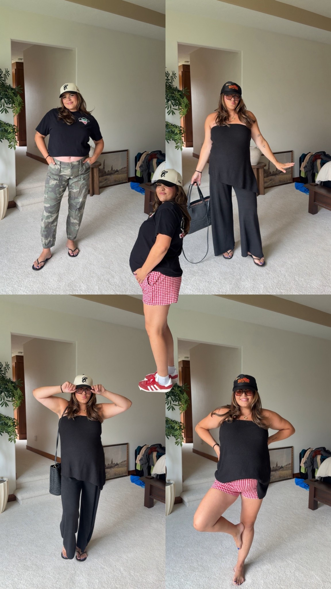 Summer outfits for a random race we’re headed to - which should I choose?!

In the stage of pregnancy where I don’t love anything i put on 🫠 

#midsize #matetnity 