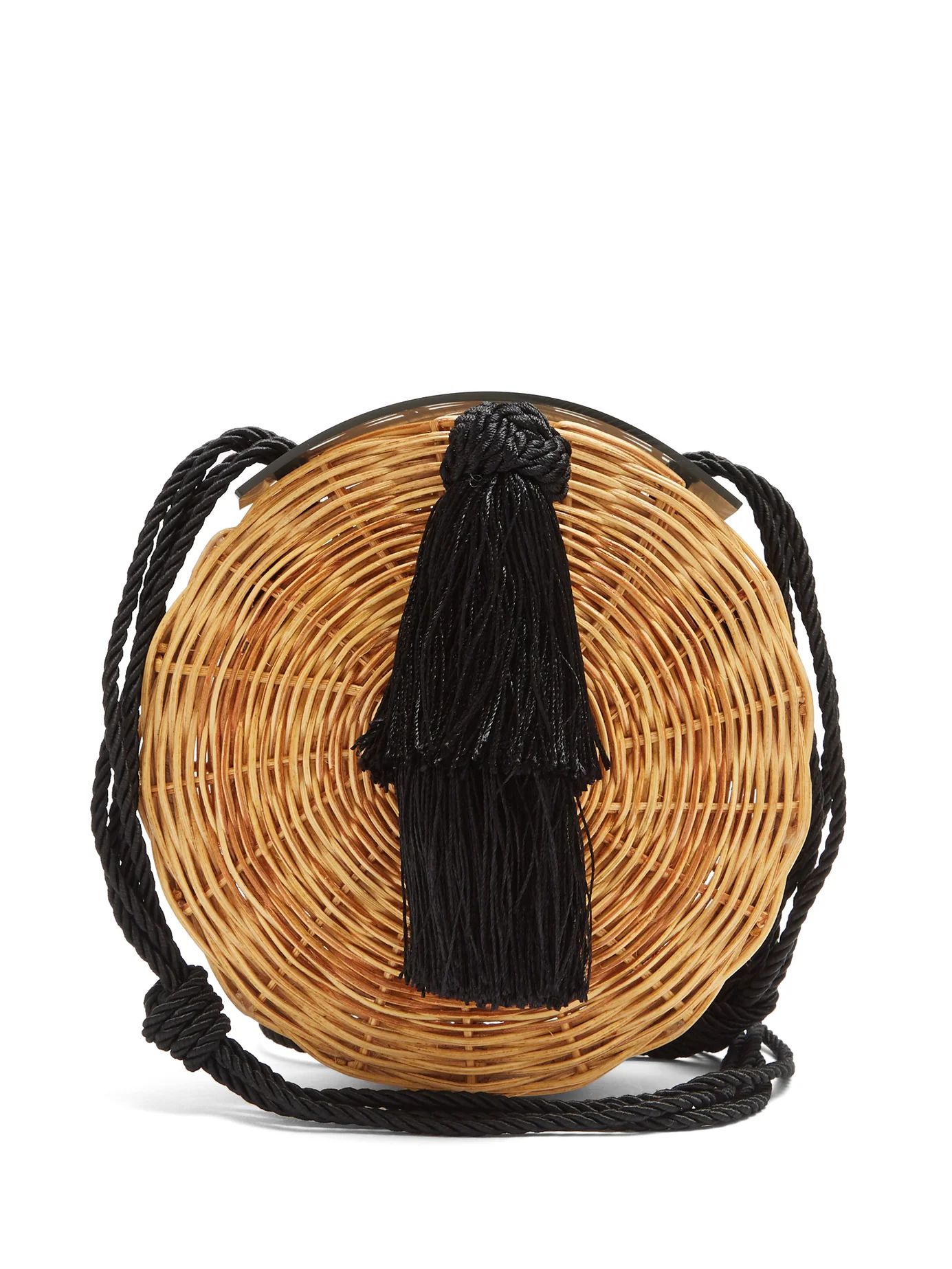 Petite Balaio woven-rattan bag | Matches (US)