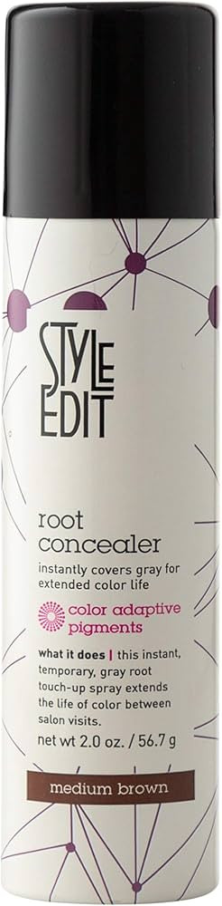 Medium Brown Root Concealer - Root Touch Up Spray For Medium Brown Hair Color - Temporary Hair Co... | Amazon (US)