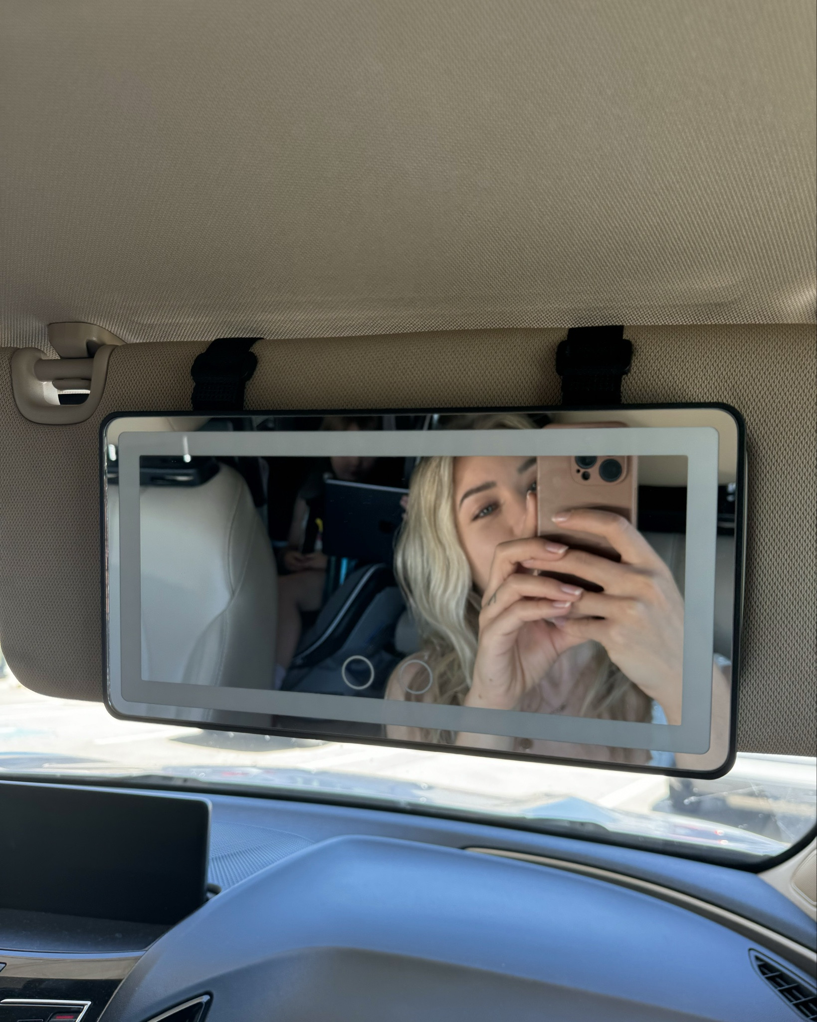 Loving this for make up on the go!! Such a game changer 💁🏼‍♀️💄✨

Got mine off Amazon but tagged the same one from Walmart and a few other places! It’s rechargeable and has a velcro attachment! 

Car vanity mirror, make up car mirror, car gadgets, car organization, useful finds, finds you will actually use, light up mirror, stocking stuffer gift idea, gift ideas, travel finds, road trip finds 

#LTKFindsUnder50 #LTKSaleAlert #LTKTravel