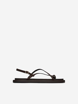 Leather Strap Sandals – Brown – Women – ARKET GB | Arket UK