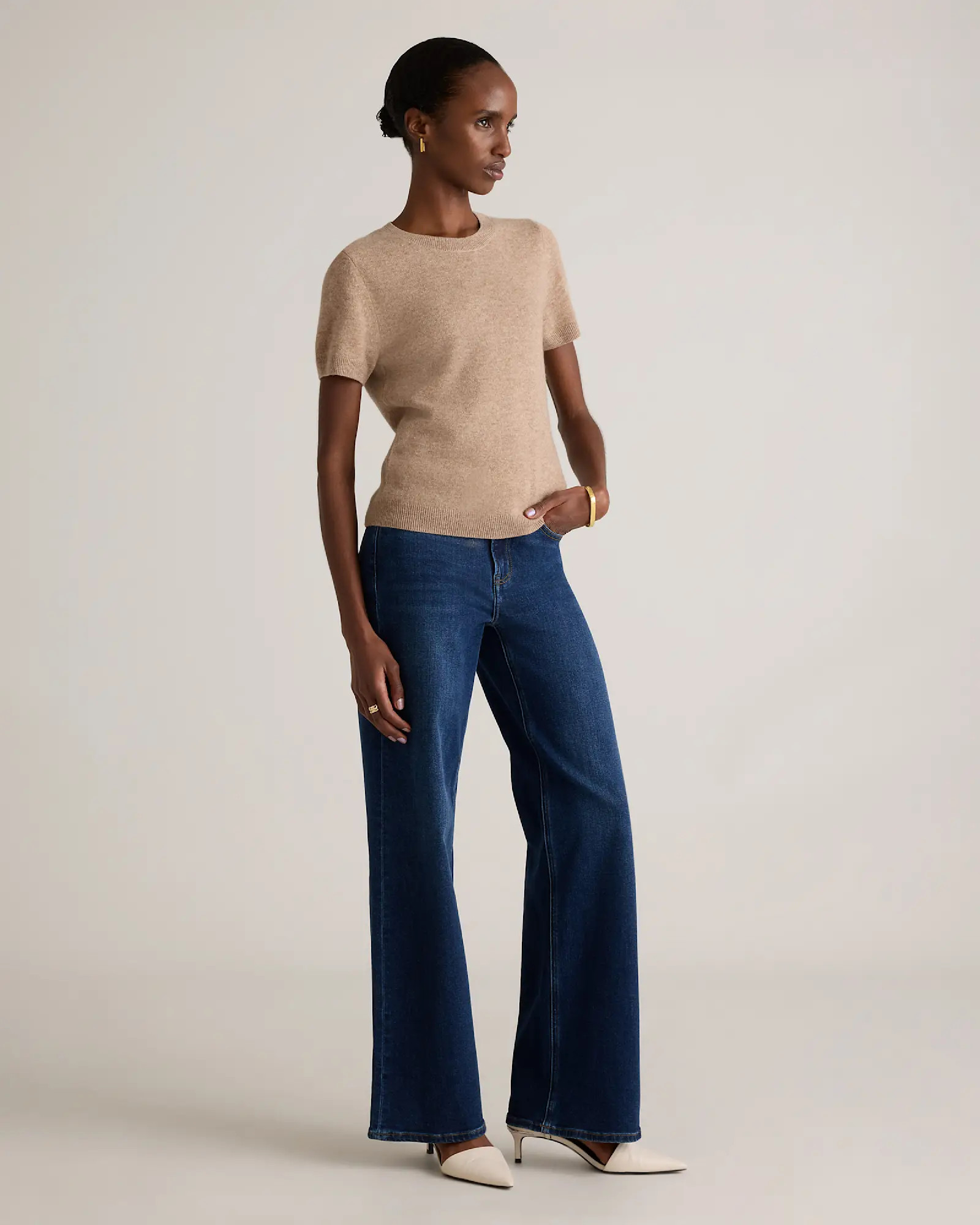 Mongolian Cashmere Tee | Quince