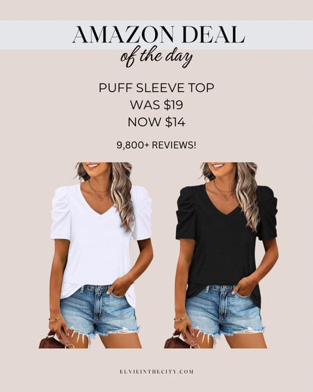 These v-neck puff sleeve tops are 25% off today. Comes in over 40 colors!

Spring top, blouse, white tee, fashion over 40, ootd

#LTKfindsunder50 #LTKover40 #LTKsalealert