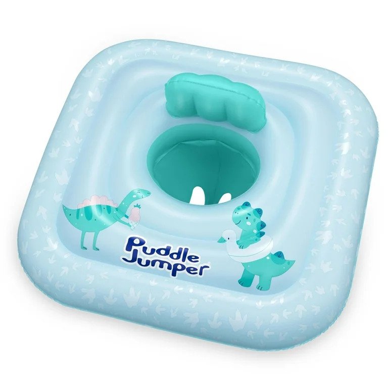 Puddle Jumper WonderSplash 3-Ring Inflatable Baby Boat, Dinosaur, 24-33 lbs Weight Capacity | Walmart (US)