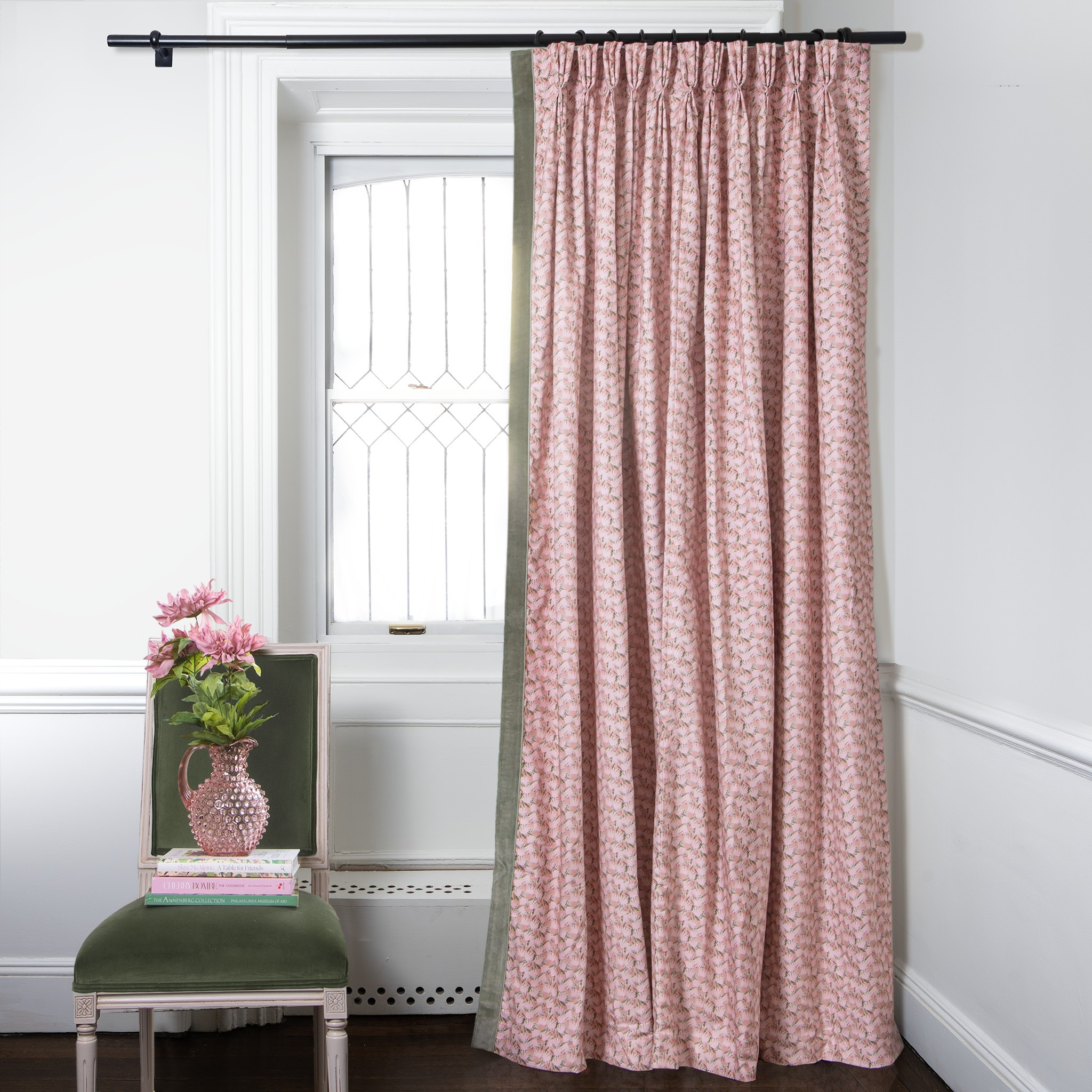 Eden Pink Curtain | Pepper
