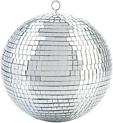 Kicko Mirror Disco Ball - Cool and Fun Silver Hanging Party Disco Ball – 8 Inch Party Decoratio... | Amazon (US)