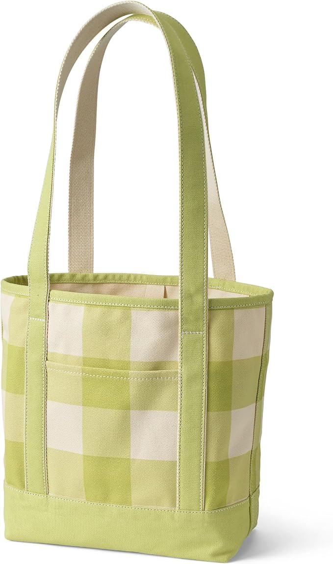 Lands' End Open Top Canvas Tote Bag | Amazon (US)