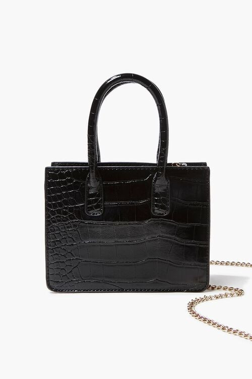 Faux Leather Top Handle Crossbody Bag | Forever 21 (US)