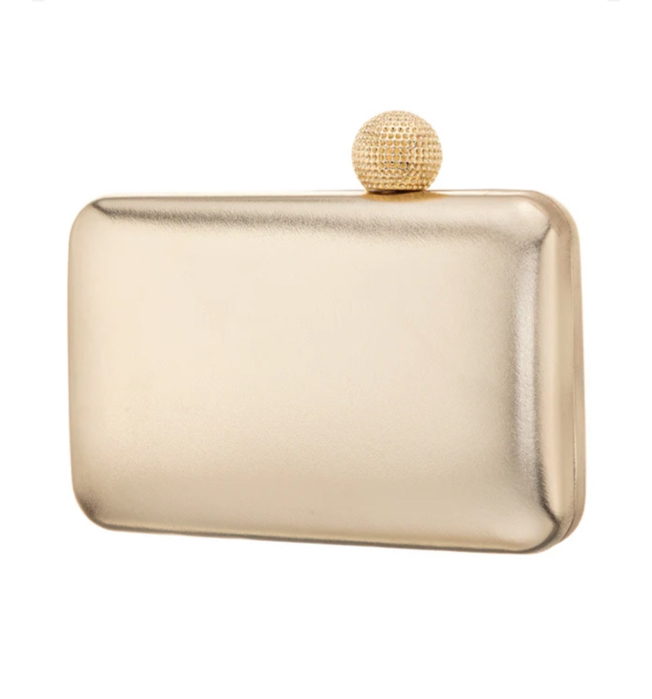 KIMBERLY- PLATINO METALLIC MINAUDIERE WITH CRYSTAL CLASP
#partybag #dinnerbag

#LTKwedding #LTKstyletip #LTKparties