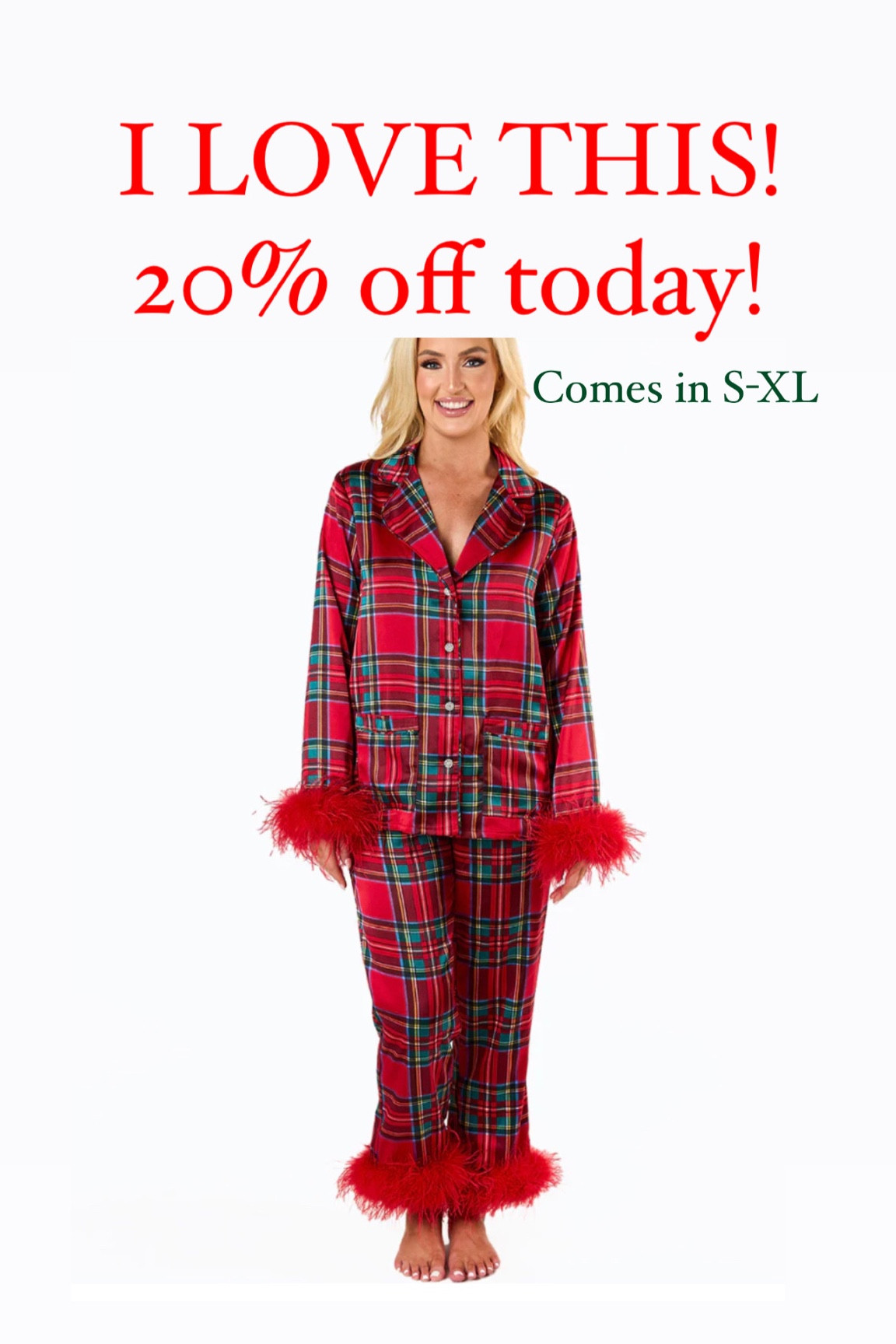 These brand new Christmas Pajamas are 20% off today only!!! 

#LTKHoliday 
#LTKU
#LTKSeasonal