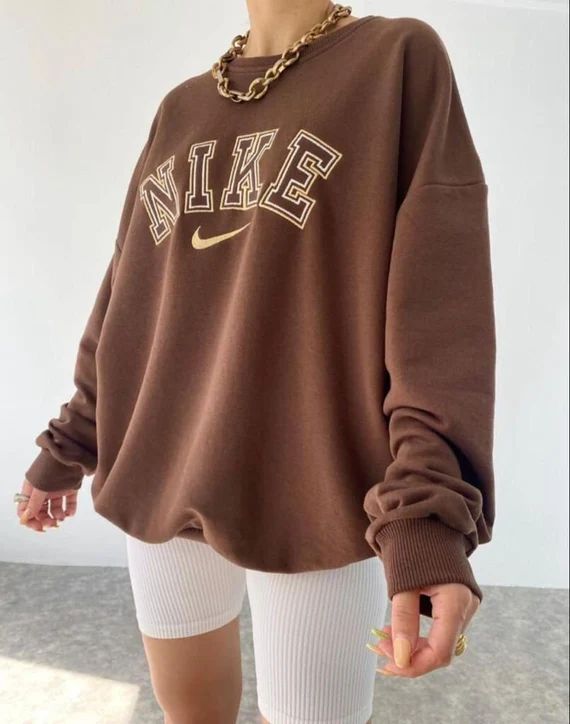 Embroider Nike Crewneck Nike Logo Sweatshirt Vintage | Etsy | Etsy (US)