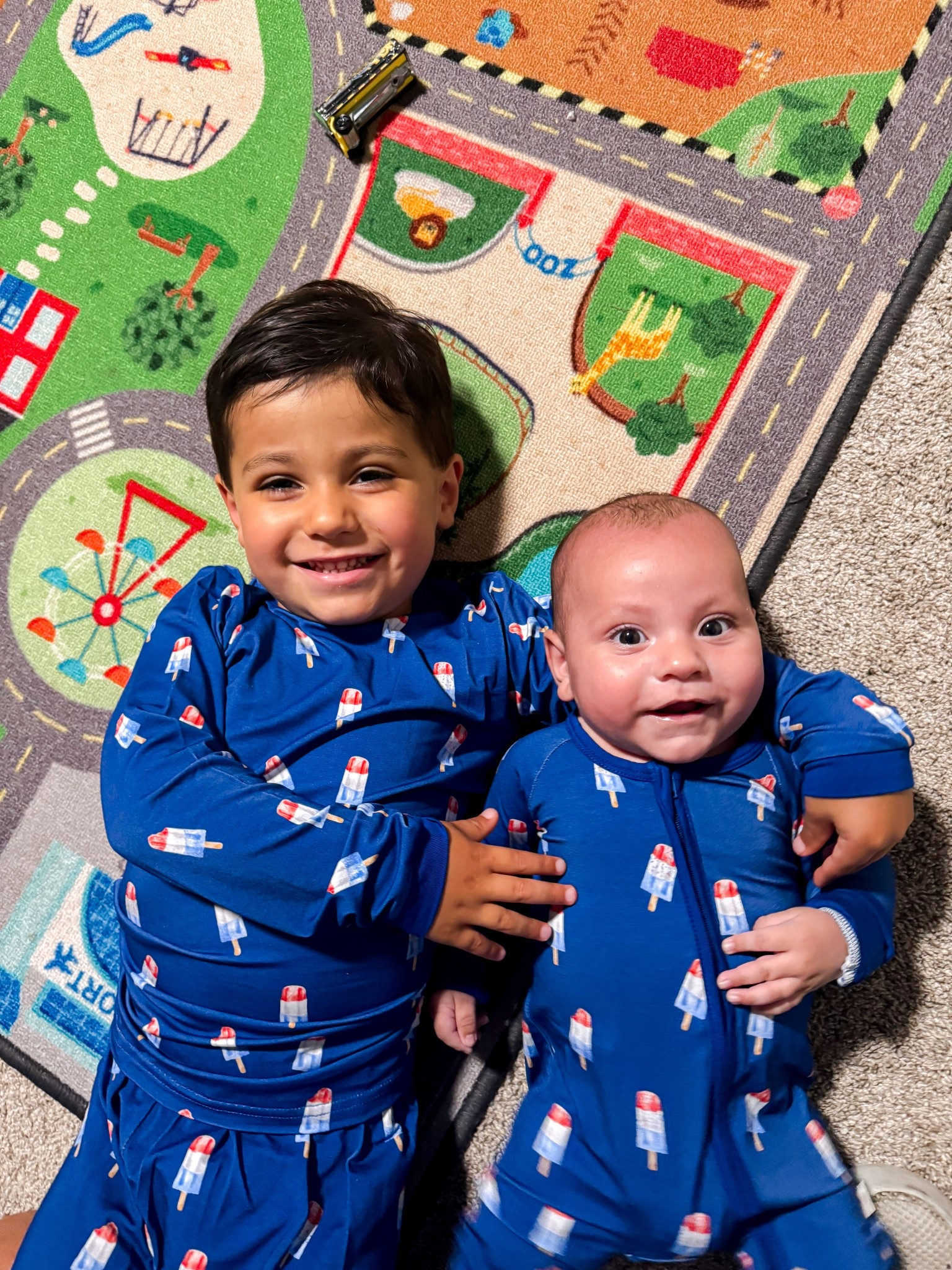 Matching pjs for the boys! 🩵

#LTKKids #LTKBaby #LTKFamily