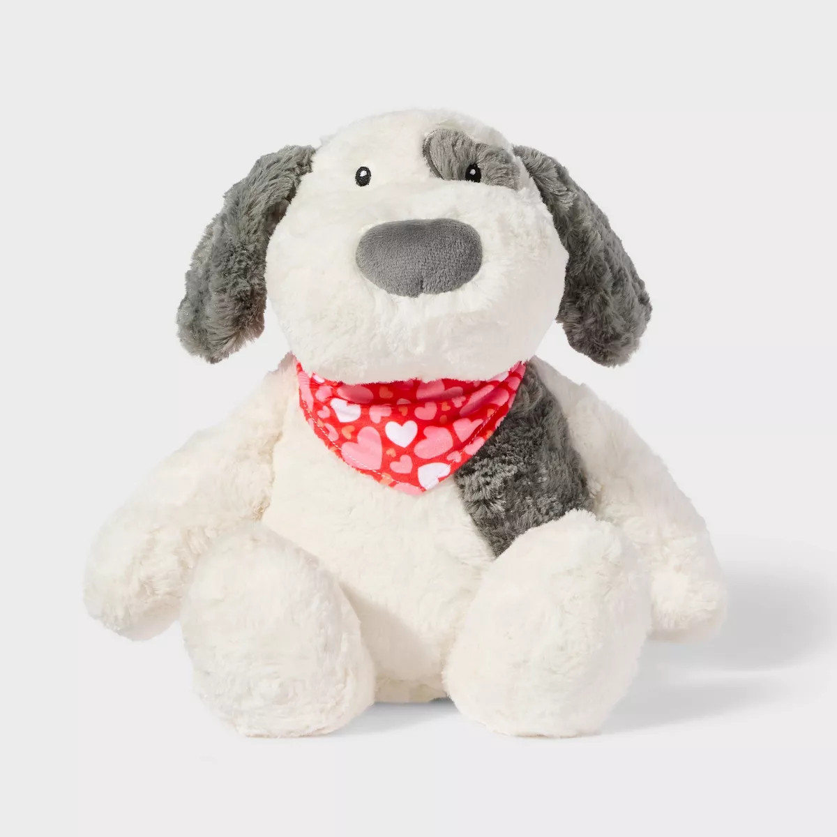 12" Black and Ivory Dog Stuffed Animal - Gigglescape™ | Target